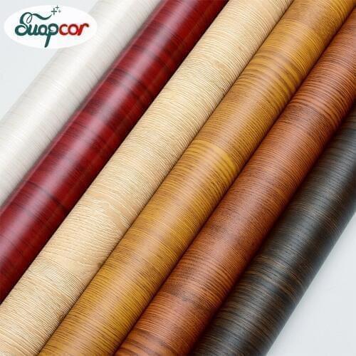 5mx0.6m Old Furniture Renovation Paste Waterproof Self adhesive Wallpaper Living Room Door Wardrobe Wood Wall Sticker Home Decor