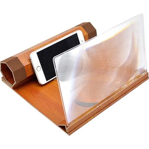 12-inch Foldable Mobile Phone Screen Magnifier HD Radiation Protection Adjustable Magnetic Video Projector Phone Holder Racks