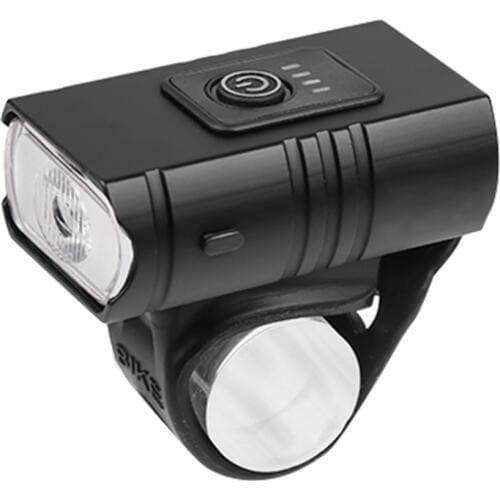 Waterproof 500LM T6 LED MTB Mountain Bike Headlight Bicycle USB Rechargeable 3 Gears Handle Bar Front Lights Cycling Equipment