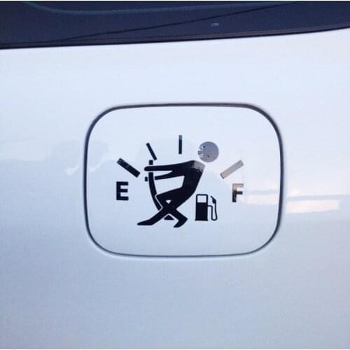 2 Pcs Car Funny Pull Fuel Tank Cap Styling Sticker For Ford Focus MK2 MK3 MK4 Mondeo EDGE Fiesta Taurus Ecosport ESCORT C-Max KA