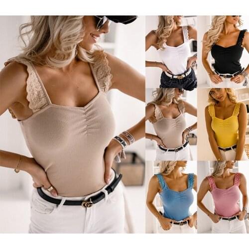 Womens Top Summer Vest Top Solid Color Sexy Sling Sleeveless Backless Tank Tops Womens Clothing 2021 Femme Ropa Mujer Y2K