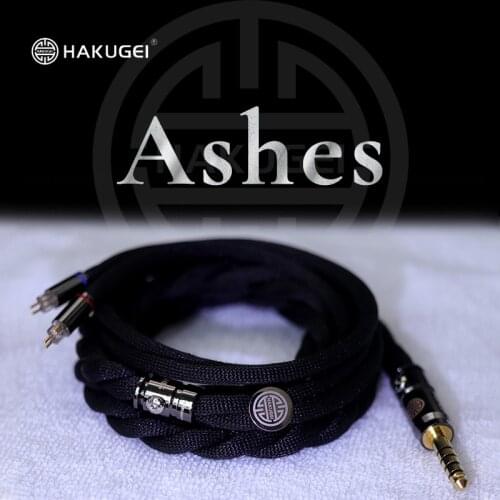 HAKUGEI Ashes. Litz 7N OCC Copper Cotton Shielding Earphone Cable 4.4 3.5 2.5 0.78 MMCX