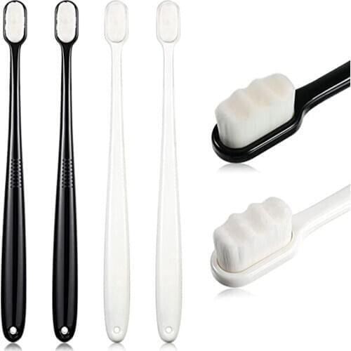 Ultra Soft-bristled Adult Toothbrush Micro Nano 20000 Floss Bristle Deep Cleaning Effec for Sensitive Teeth Oral Gum Recession