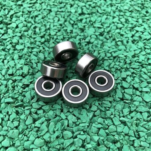 100pcs 627-2RS 7x22x7 miniature rubber sealed deep groove ball bearing 627RS 7*22*7 mm
