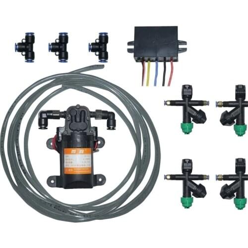 20mm carbon tube pressure nozzle DIY spray system kit for 5L/10L/15L/20L agricultural drones 12V water pump 24V-12V step-down