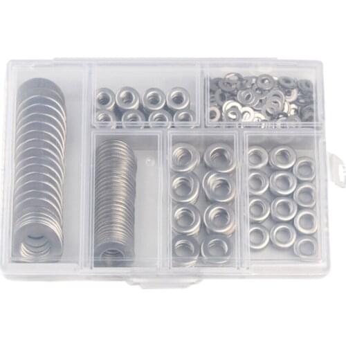 660 Pcs Stainless Steel M3 M4 M5 M6 M8 M10 Washer Spacers Kit Screw Bolt Fastener Metalwork High Quality And Practical