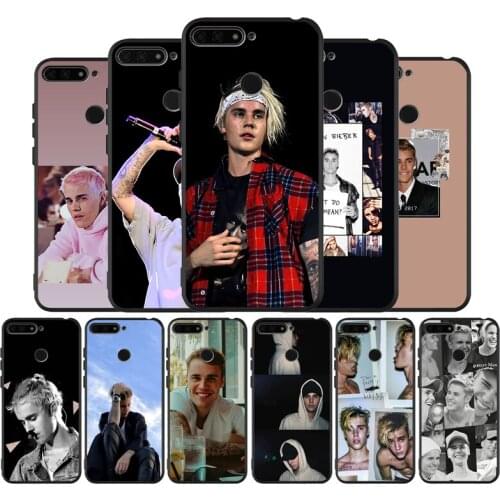 Justin Bieber Soft Silicone black Phone Case For Huawei Honor 8 8X 9 10 20 30 Pro 10 20 lite Mate 10 20 30 PRO 20 lite