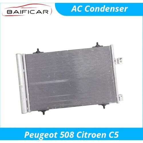 Baificar Brand New Genuine Air Conditioner Condenser AC Radiator Conditioning Heat For Peugeot 508 Citroen C5 1.6T 1.8T 2.0 2.3