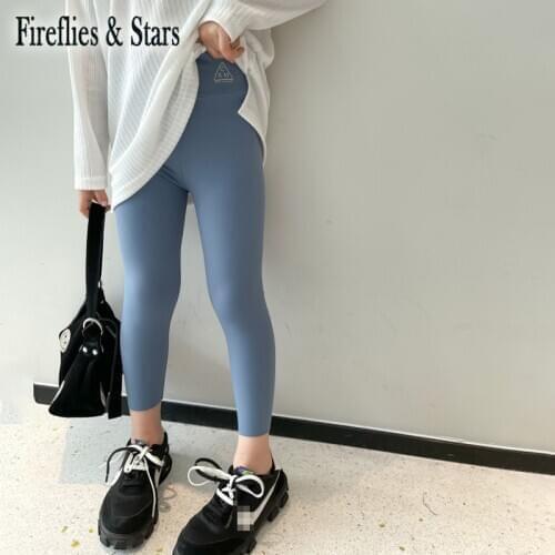 Spring Autumn Girls Leggings Baby Leggings Kids Tight Bottoms Children Activewear Ins Macaron Skinny Stretchable 3 To 9 Yrs