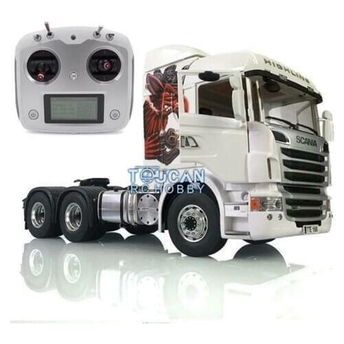 LESU 1/14 RC Metal 6*6 Chassis Radio Hercul Sca R730 Tractor Truck Gripen THZH0941-SMT3