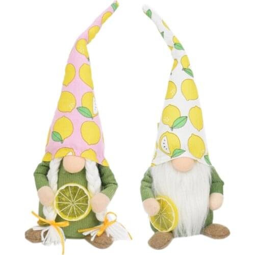 Lemon Gnome Scandinavian Tomte Nisse Swedish Fresh Lemon Elf Home Decorations