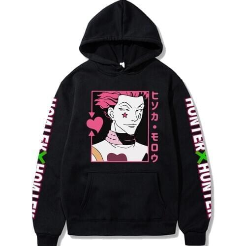 Hunter X Hunter Men Hoodie Hisoka Cosplay Sweatshier Anime Kurapika GON FREECSS Hoodie Fashion Pullover Male