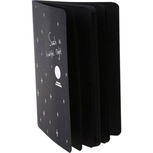 3PCS Black Sketchbook Diary For Drawing Painting Graffiti Soft Black Supplies Gift Sketchbook Notebook Paper School Office A3S7