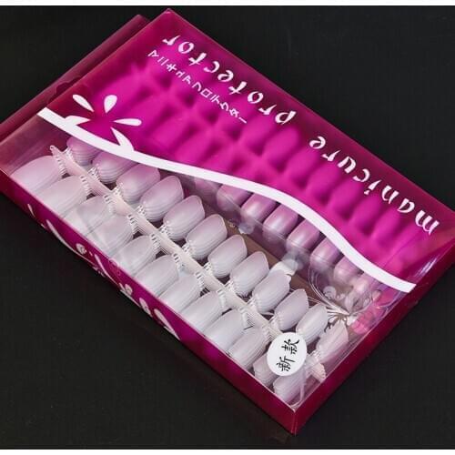 4 Styles 288Pcs Nail Art False Ultra Thin Frosted Nail Tips Full Cover Nail False Tips Clear White Flat Round Fake Nails ,GH3443