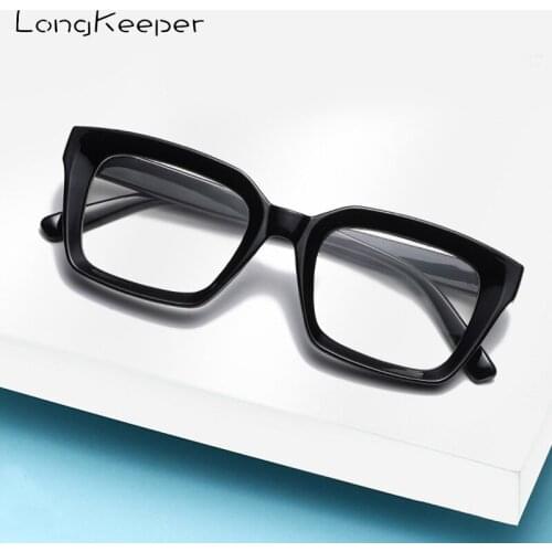New Fashion Square Anti Blue Light Reading Glasses Women Men Magnifier Eyewear Presbyopic Glasses Diopters +1.0 1.5 2 2.5 3.0