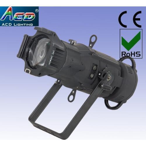 Wholesale stock high power CRI>90 black color body 150w 4in1 rgbw led theater ellipsoidal lekos spot light