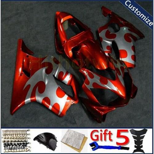 Motorcycle panels Body Kit For CBR600F4i 2001 2002 2003 01 02 03 CBR600 F4i motorcycle Fairing hull Injection mold orange