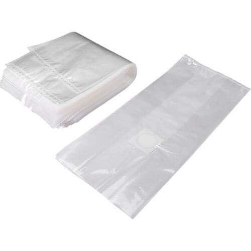 PVC Mushroom Spawn Grow Bag Substrate High Temp Pre Sealable 100PCS Garden Supplies