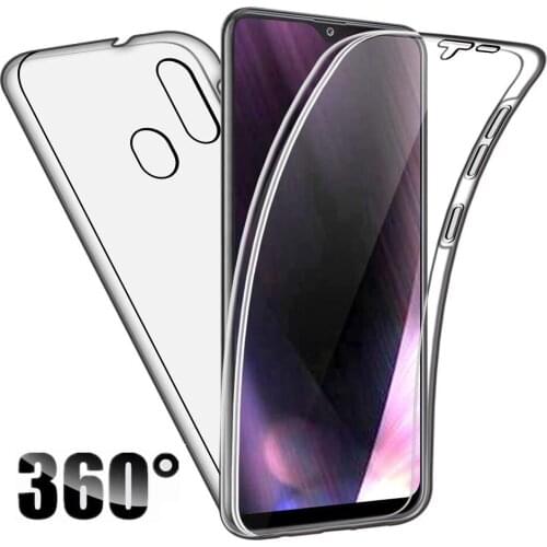 360 Full Body Case for Xiaomi Redmi Note 6 Pro Coque 2 In 1 Front Pet Glass PC+Silicone Clear Case Redmi 6A 6 Pro Capa