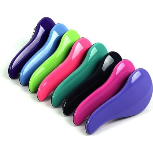 Plastic hairdressing comb anti-knotting TT comb beauty tool massage comb color comb