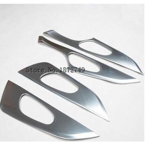Inner door handle Bowl Panel cover trim 4pcs for Nissan Rogue X-Trail 2014 2015