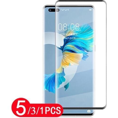 5/3/1Pcs full cover tempered glass for huawei mate 20 lite 20x 30 30E 40 pro plus RS protective film phone screen protector