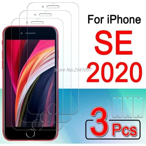 For Iphone Se 2 Glass Protective Iphonese 2020 Se2 Se2020 Tempered Glas I Phone Phonese S E Screen Protector Armor Film 1-3 Pcs
