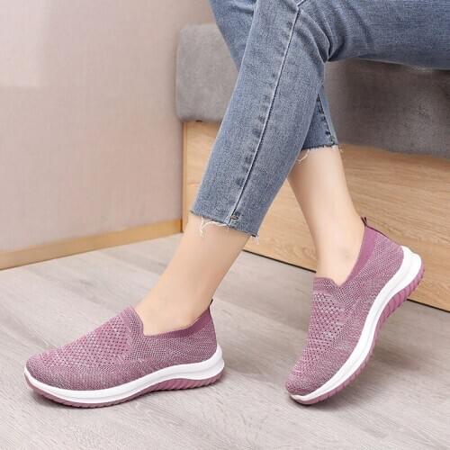 Women Sneakers Ladies Flats Shoes Mesh Breathable Female Non-slip Platform Womens Footwear Casual Vulcanized Autumn Spring