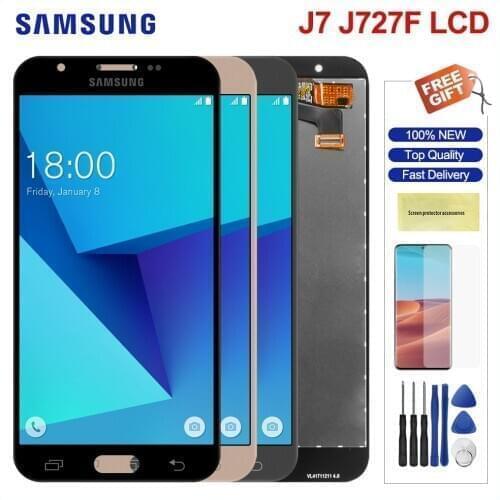 5.5" Lcd For Samsung Galaxy J7V J727 LCD Display Touch Screen Digitizer Replacement For Samsung J727 J727V J727P Display Screen