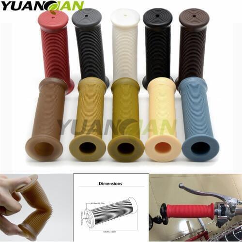 1 Pair 1 inch 25mm Assist Bar Ends Motorcycle Rubber Handlebar Hand Grips for Suzuki Kawasaki For Chopper IRON 883
