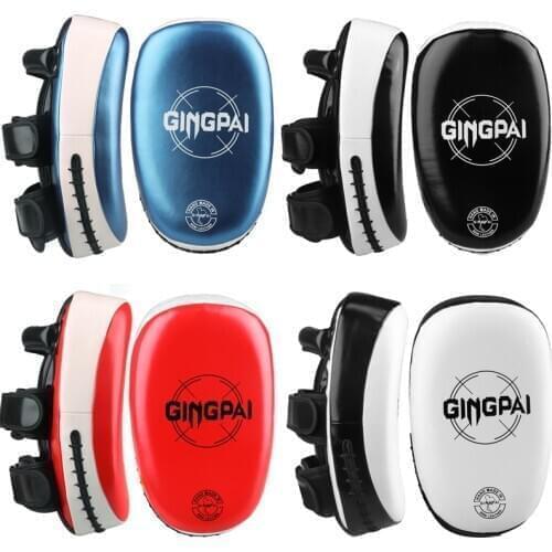 1Pcs Taekwondo Kick Pad PU Muay Thai Pads MMA Karate Kick Pads Kickboxing Training Pads Martial Arts Punching Pads Leather Strik