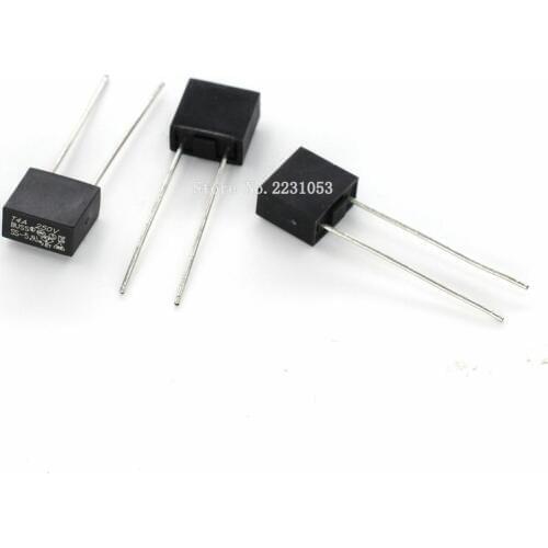 10PCS/LOT Square Fuse T4A 250V Slow Blow Square Plastic fuse 4A LCD TV Power Board Commonly Used 392