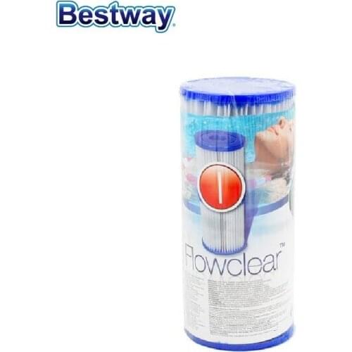 2 Pcs of 58093 Bestway Filter Cartridge Filter Cartridges Diameter 8cm Ht 9cm Filter Core For Swimming Pool Filter Pump 58381