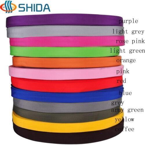 25mm(1") width*10 yards/roll length Polypropylene PP webbing ribbon
