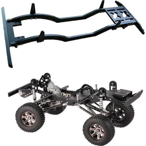 RCTOYFUN RC Cralwer Car Spare Parts Metal Defender Frame Chassis Set Remodel Accessory For 1/10 Axial SCX10 RC4WD D90 JK Model