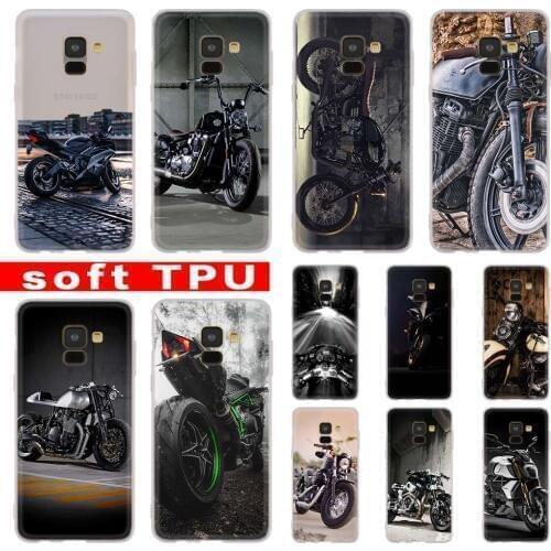 Retro Moto Cross Motorcycle For Samsung Galaxy A10/A30/A40/A50/A70 A9 A8 A6 a7 2018 A3 A5 2017 2016 TPU Case Cover Soft