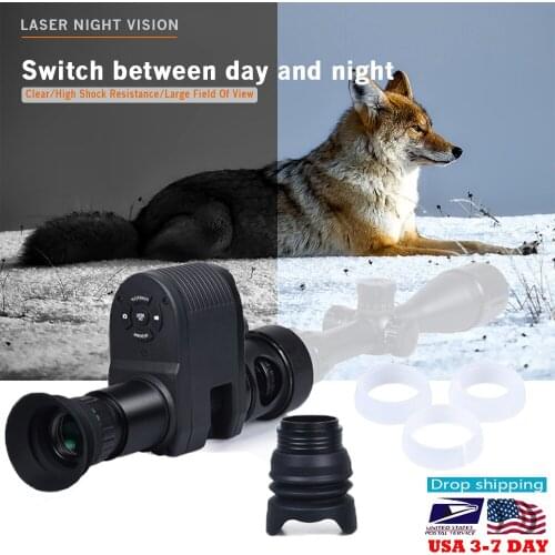 Digital Night Vision Device with IR Infrared Monocular Hunting Camera for Hunting Rifle Telescope Night Vision VCR Megaorei3