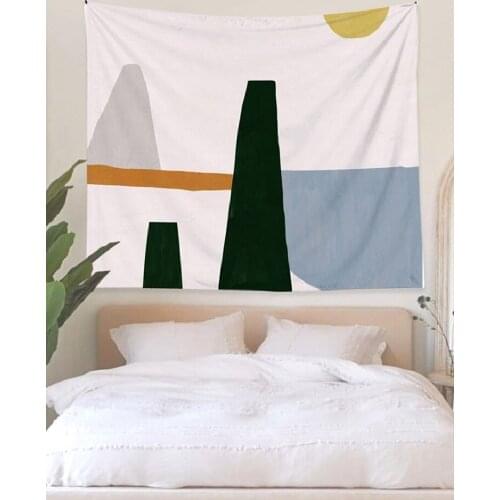 Tapestry Ins Background Cloth Hanging Room Wall Cloths Nordic Bedside Decoration Dormitory Bedroom Renovation Tapiz Pared