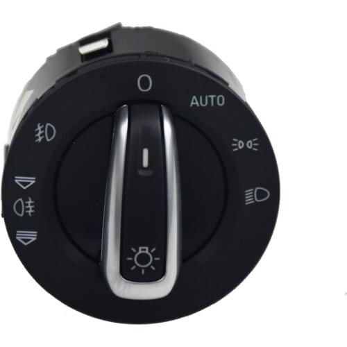 Chrome Headlight Fog Lamp control Switch 4FD 941 531A 4F1 941 531E For Audi A6 C6 4F S6 RS6 Q7 A6 4F