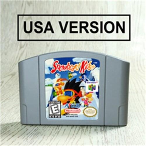 Snowboard Kids 2 For 64 Bit Game Cartridge USA Version NTSC Format
