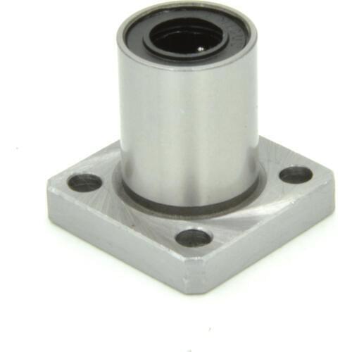LMK10UU Square Flange Type Straight Line Linear Bearings Steel