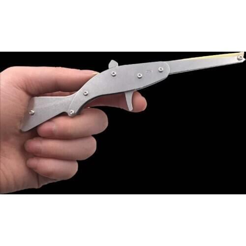 Mini 98k Rubber Band Gun Can Launch Small Toys Outdoor Tools That Can Be Folded By Rubber Band Shooting Parent-Child Games