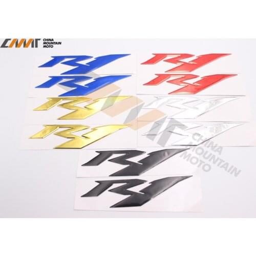 Motorcycle Sticker 3D R1 case for YAMAHA YZF1000 R1 1998-2014 LOGO Badge 99 00 01 02 03 04 05 06 07 08 09 10 11 12 13