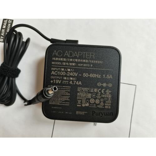 NEW Original Puryuan 19V 4.74A 90W PA-1900-92 ADP-90YD B 5.5mm AC Adapter FOR ASUS X751L-BB71 15.6" Notebook PC Charger
