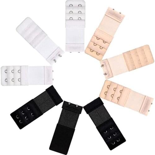 New Bra Extenders Strap Extension 3 Hooks 2 Rows Women Extenders Hook Intimates Bra Womens Accessoires Lengthened D6T1