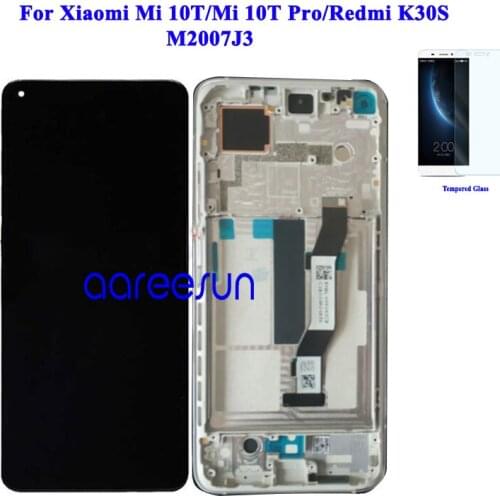 LCD Screen Original Display For Xiaomi Mi 10T LCD For Xiaomi M10T Pro M2007J3 Display LCD Screen Touch Digitizer Assembly