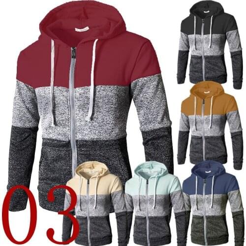 2021 Autumn Winter Men Zip Up Casual Elastic Sweater Coat Tops Jacket Outwear Sweater Jogger Zipper Men Warm Hoody Sweatercoat