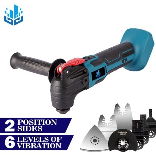 Cordless Oscillating Multi Tool Variable Speed Renovator Electric Home Decoration Trimmer For Makita 18V Battery Power Tool