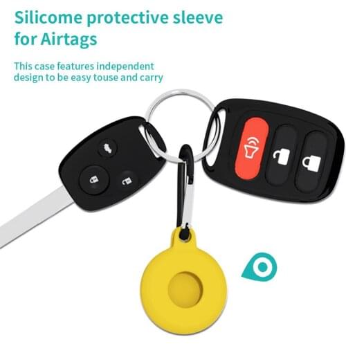 Locator Tracker Silicone Cover for Apple Airtags Skin Bumper Case Sleeve Soft Cover Protector For Airtags Accessories