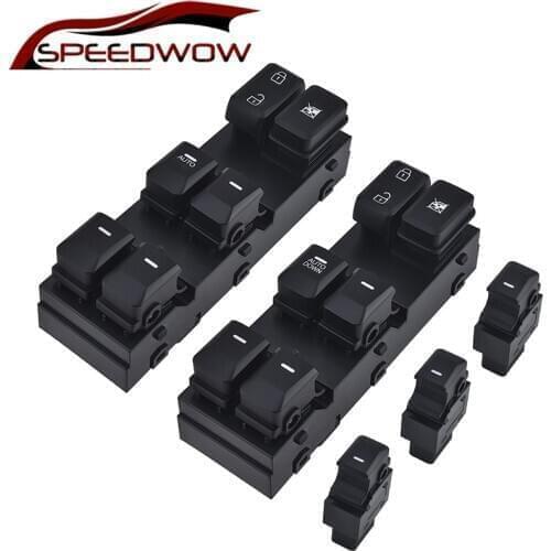 SPEEDWOW Master Power Window Control Switch Electric Power Lifter Window Switch For Kia Sportage 2011 2012 2013 2014 2015